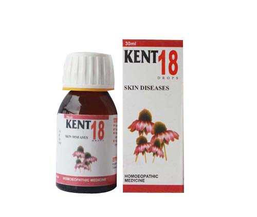 Kent Drop 18 Homeopathic medicine for the treatment of Skin