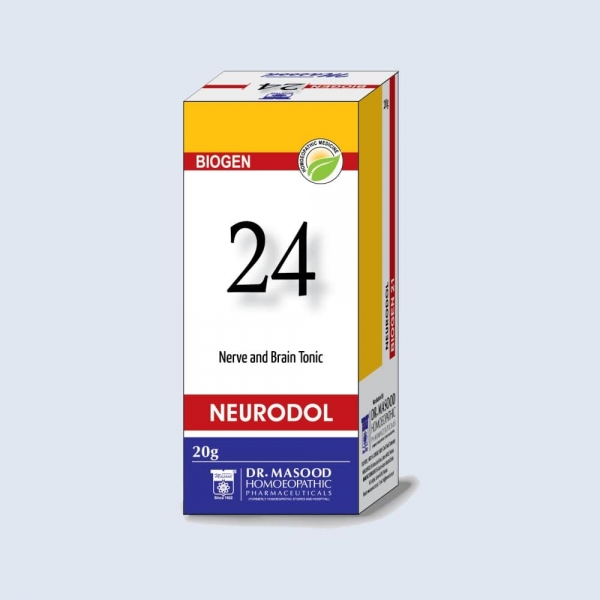BIOGEN-24 (NEURODOL) | Homeopathic medicine for Nerve And Brain Tonic by Masood Pharma