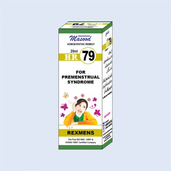 HR-79 (REXMENS) | Homeopathic medicine for the treatment of Premenstrual Syndrome by Masood Pharma